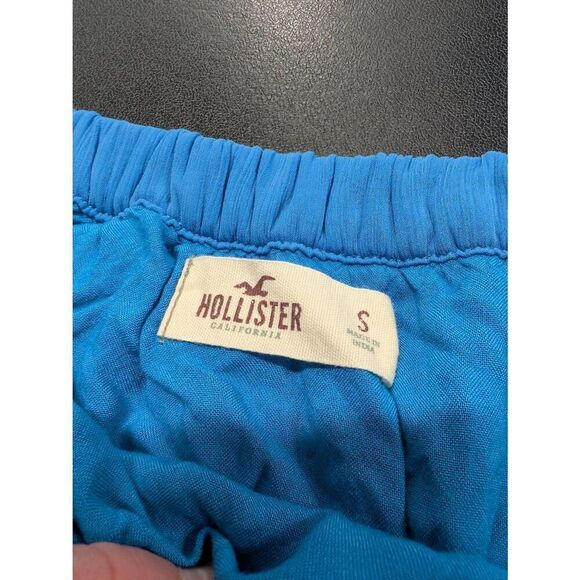 Hollister California Blue Sequined A Line Chiffon Mini Skirt Small - Picture 4 of 5